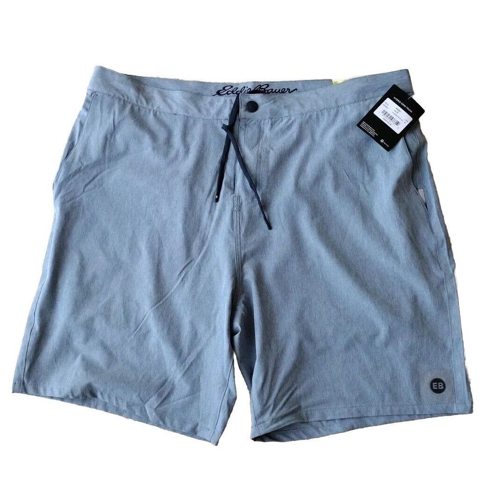 Eddie Bauer Swim Trunks Men 40 Hybrid‎ Classic Style For All Activities UPF 50